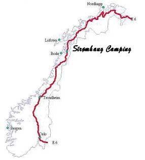 How to get to Strømhaug Camping